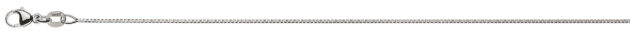 Venezianer diamantiert Weissgold 750 ca. 0.8mm